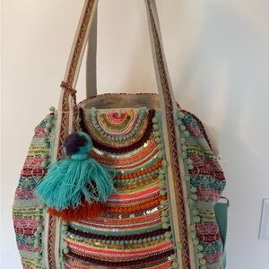 Colorful Bohemian Tote Bag